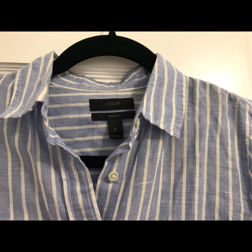 Jcrew Linen Button-up